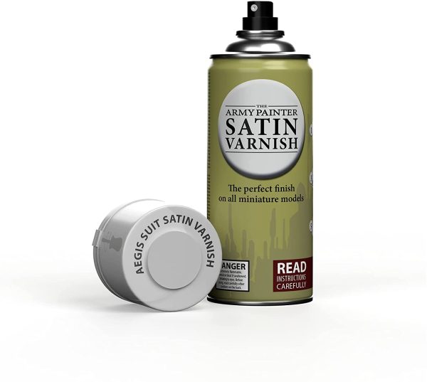 The Army Painter | Aegis Suit Satin Varnish | Spray Smaltante per Pittura di Modellini in Miniatura - immagine 2