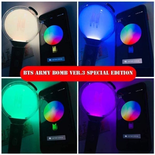 2020 BTS Army Bomb Lightstick Ver 4 Mappa della Soul 7 Edizione Speciale, App di connessione Bluetooth for Regolare la Luce del Concerto di Colore e applausi - immagine 2