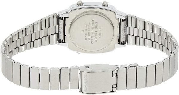 Casio Vintage LA670W - Orologio da Polso Digitale, Argento - immagine 4