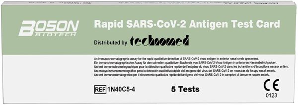 Boson Test Rapido per l'Antigene SARS-COV-2 - Scatola da 5 test - immagine 2