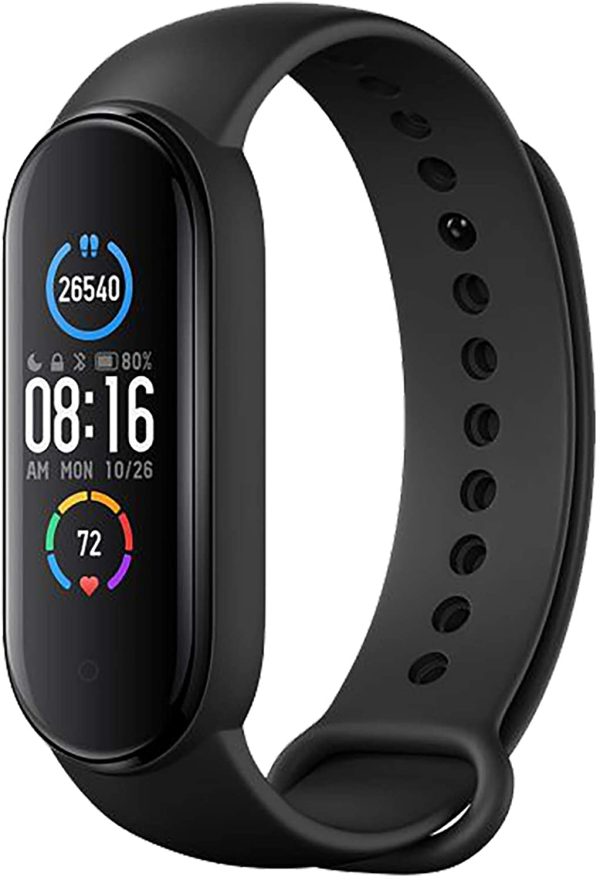 Xiaomi Band 5 Orologio Fitness Tracker Con Cardiofrequenzimetro Da Polso, Nero