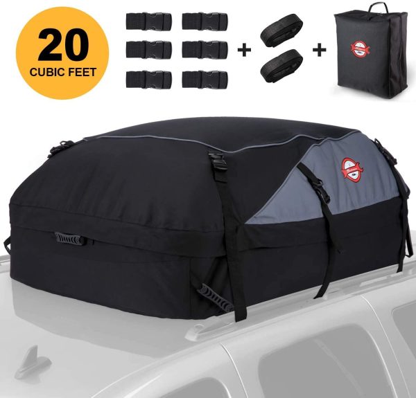 Box Tetto Auto per Auto Borsa da Trasporto Impermeabile 580L Universale Morbido Trasportatori di Carichi per Auto, Viaggi, Automobili, Furgoni - immagine 5