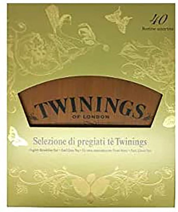 Twinings Degustazione Confezione Regalo Scatola in Legno - 40 filtri: English Breakfast Tea, Earl Grey Tea, Red Fruits e Pure Green Tea - Idea Regalo Natale - immagine 6