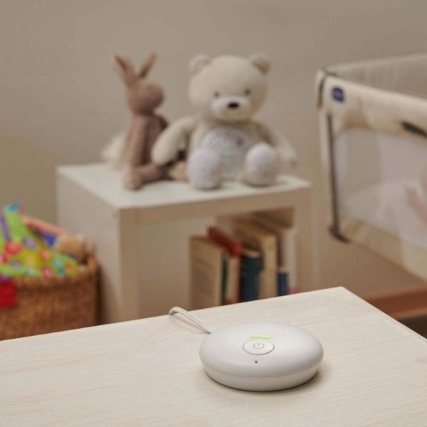 Chicco Baby Monitor Audio per Neonati e Bambini con Tecnologia DECT, Portata 300 m, Modalit?? Eco Intelligente e Attivazione Vocale per Ridotto Consumo Energetico, Batterie Ricaricabili a Lunga Durata - immagine 7