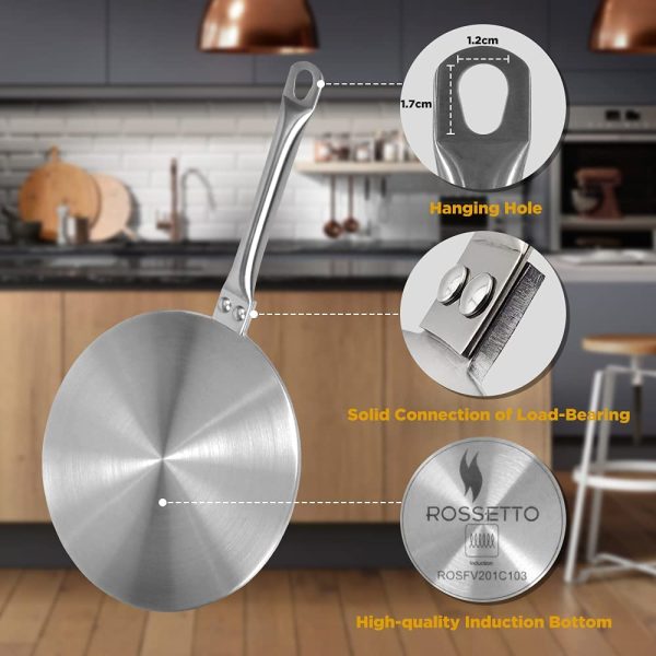 Adattatore per Induzione in Acciaio Inox, 19cm - immagine 2