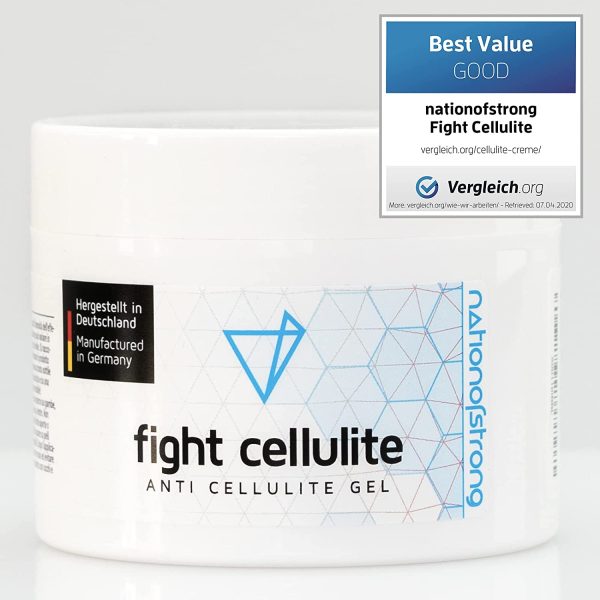 Fight Cellulite | Crema professionale anti-cellulite attivata dal calore | Formula forte con Caffeina e L-Carnitina per una pelle pi?? tonica e compatta | Made in Germany - immagine 2