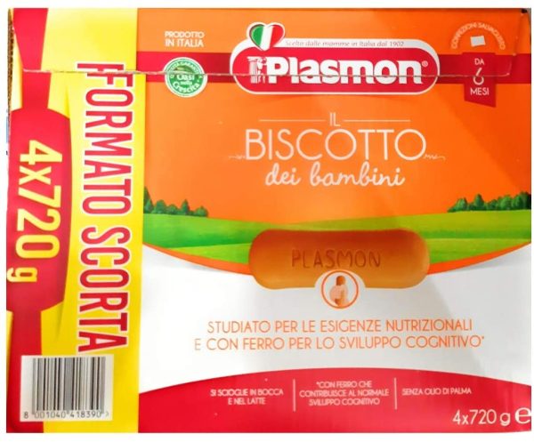 BISCOTTI PLASMON FORMATO 4X720gr