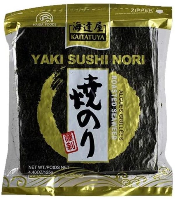 Alghe Sushi Nori KAITATUYA 50 Fogli