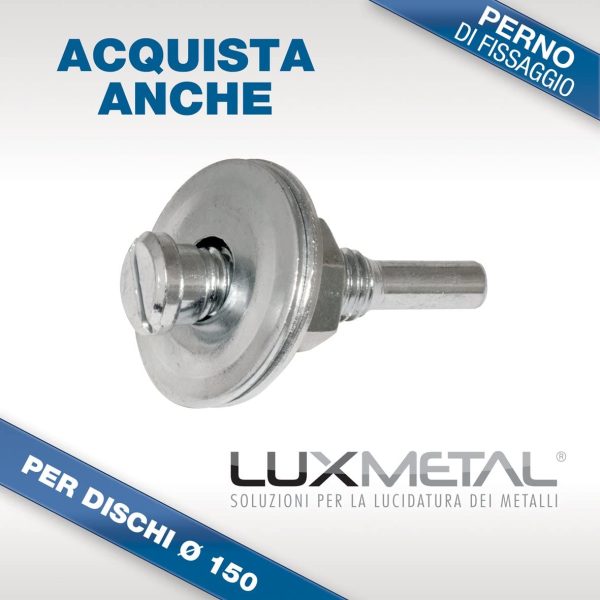 Kit LUCIDATURA 02/100 mm Metalli Alluminio Ferro Acciaio Inox Ottone Bronzo Rame Argento Oro Pulire per LUCIDARE Pulizia TAMPONE Ruota Disco Pasta ABRASIVA ABRASIVI