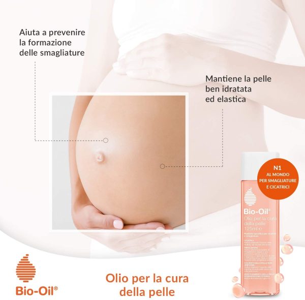 Bio-Oil Olio per Cicatrici e Smagliature, Trattamento per la Pelle con Azione Idratante, Cicatrizzante e Anti Smagliature, Indicata per Pelli Sensibili, 125 ml - immagine 5