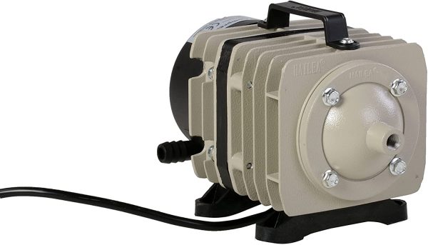 Hailea ACO 318 - Compressore a pistoni, Funzionamento oil-free, 60L/min, Consumo energetico 32 W - immagine 3