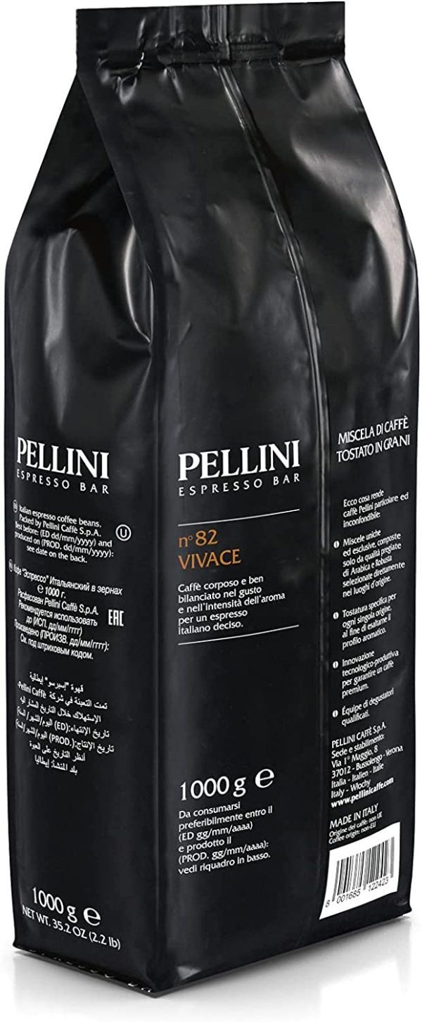 Pellini Espresso Bar Miscela di Caff?? in Grani, 1000g - immagine 4