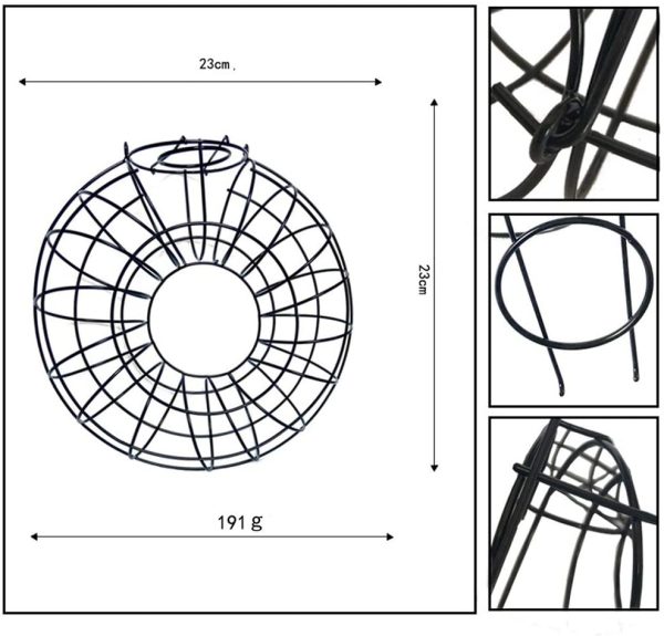 Mangiatoia per uccelli selvatici, per uccelli selvatici, da appendere, circolare e da appendere, per uccelli selvatici, giardino, all'aperto, interni - immagine 5