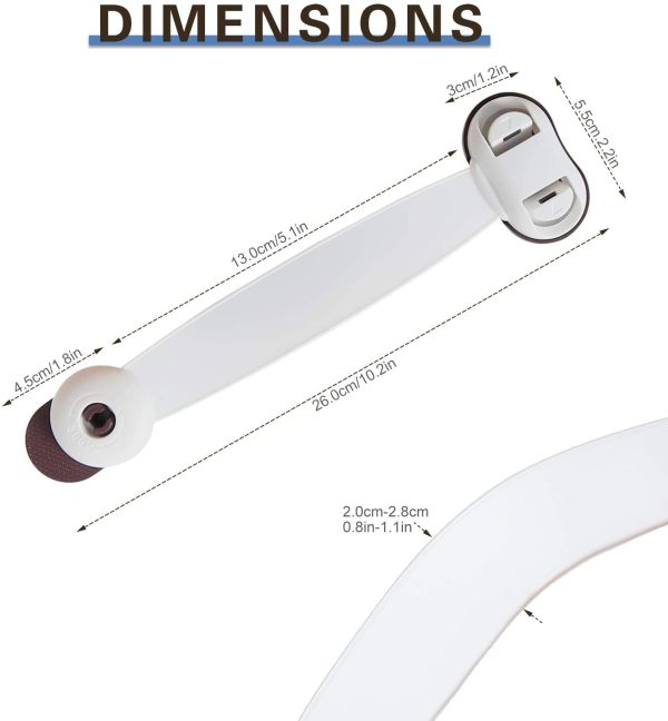 Regolabile Bambino Chiusure di Sicurezza - 12 Pezzi Blocca Cassetti Bambini Blocca Cassetti per Bambini con 3M Adesivo Serrature per Porta Cassetto Frigo Frigoriferi, Nessun Trapano Necessario - immagine 4