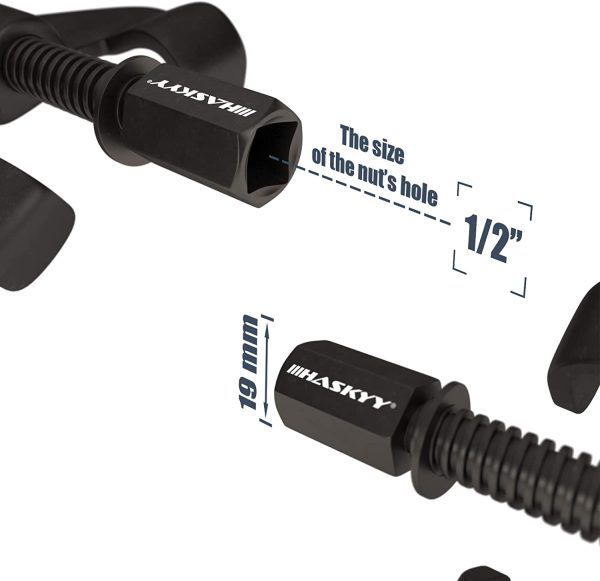 Professionale Compressore Molla Ammortizzatori per Auto Staffe 380mm I Portata 38cm I per Auto con Ammortizzatore Ribassato Supporto Compressore | estrattore Molle Ammortizzatore - immagine 7