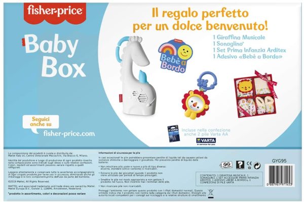 Fisher-Price Baby Box, Regalo per Neonati, GYG95 - immagine 6