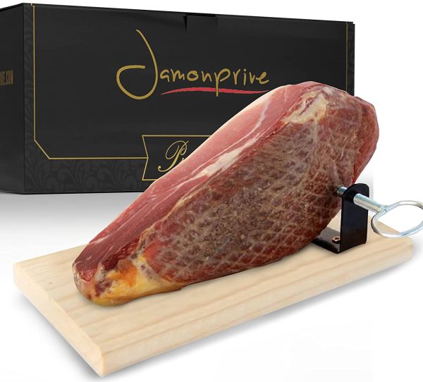 Prosciutto Crudo Serrano Spagnolo Stagionato e Disossato Gran Riserva circa 1 Kg - Jamon Serrano - NON INCLUDE PORTA PROSCIUTTO O COLTELLO ?C Jamonprive Premium - immagine 2