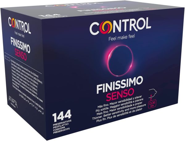 Control Finissimo Senso Preservativi Sottili 0.06 mm - 144 Profilattici