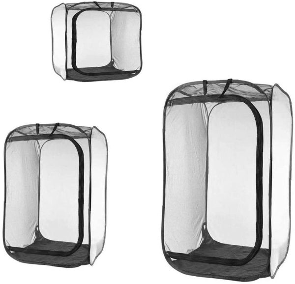 Insect Habitat Cage, Farfalla Habitat Cage Enclosure Caterpillar Casa Insetto Farfalla monarca della Rete della Maglia terrari Gabbia della Maglia per Il Flusso d'Aria Pop Up Kit Insetto