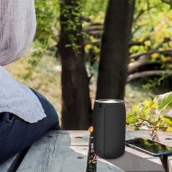 Cassa Bluetooth, ZEALOT Altoparlante Portatile, Outdoor, Bluetooth 5.0, Impermeabile, Stereo Rumoroso, Bassi Incredibili, 1500 Minuti Tempo di gioco con AUX/TF/USB per viaggi a casa - immagine 2