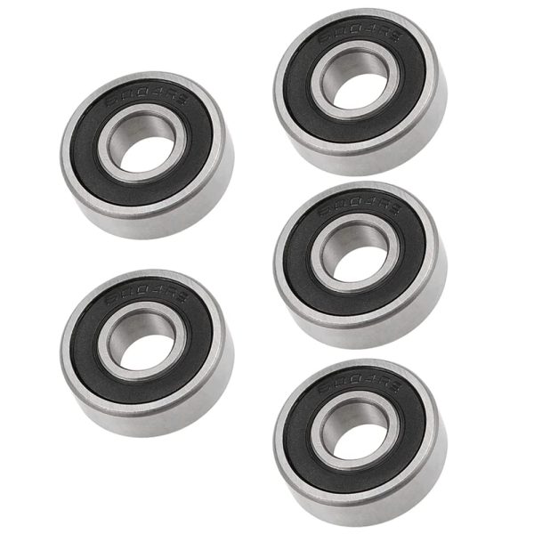 6004-2RS cuscinetti a sfere a gola profonda sigillati , Deep Groove Ball Bearings, cuscinetti a sfere radiali a fila singola, (20 x 42 x 12 mm)[5 Pcs]