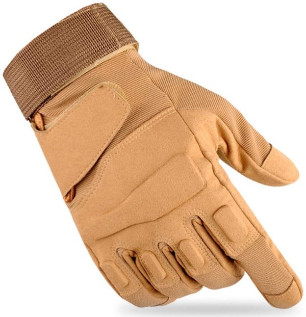 Wepop Guanti Tattici Dito Completo Uomo Militare in Gomma Dura Knuckle Touch Screen Senza Dita Sport all'aperto Motociclismo Palestra all'aperto - immagine 6