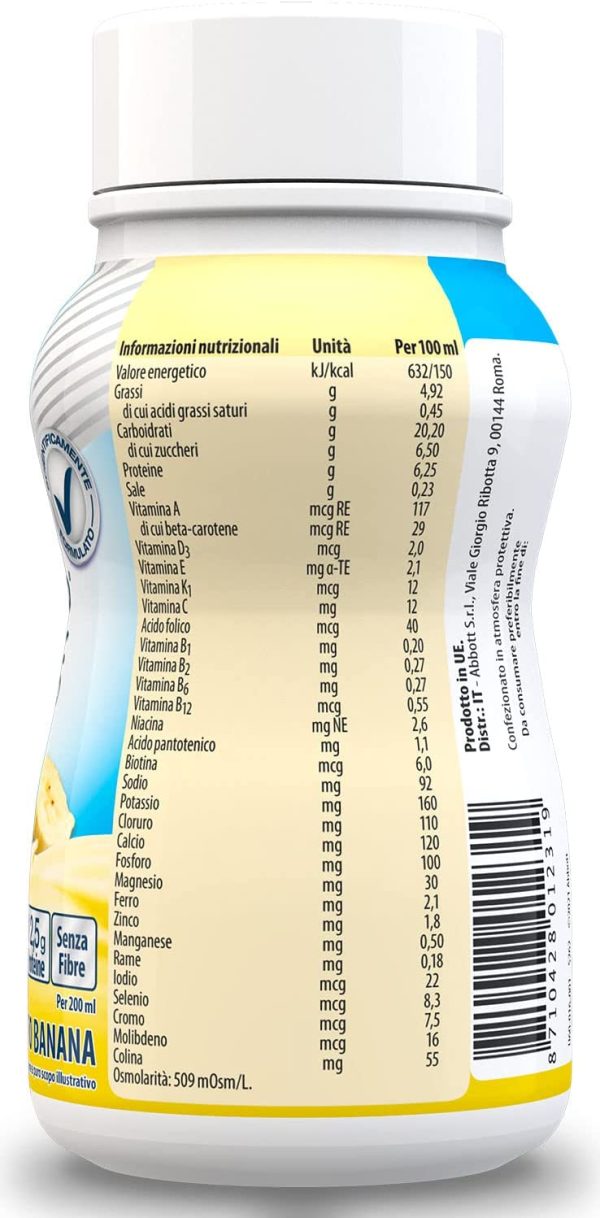 Ensure Plus Supplemento Nutrizionale Formato Bevanda | Confezione 4x200ml | Gusto Banana - immagine 3