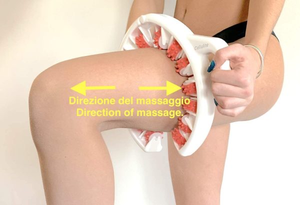 TESMED CELLULITE: efficacia clinicamente testata, massaggiatore brevettato anticellulite a tripla azione : strizza, riduce, tonifica - immagine 2