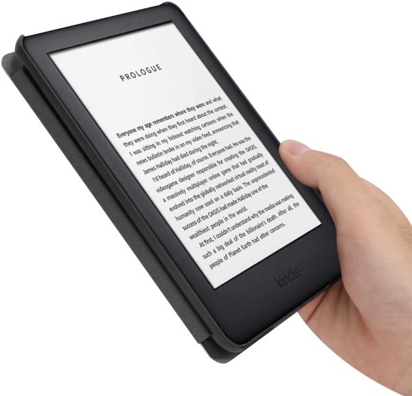 Amazon Brand - Eono Custodia per Kindle 2019(10a Generazione, Modello J9G29R), Cover Sottile e Leggera in PU Pelle con Auto Wake/Sleep, Butterfly - immagine 3