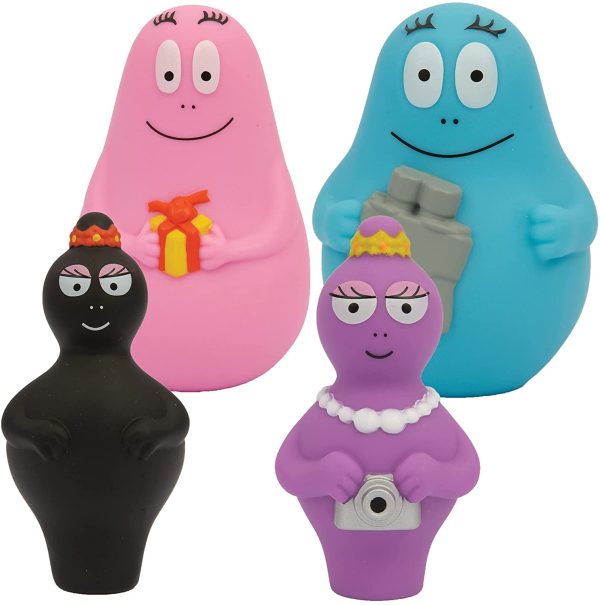 Barbapap??, Set con 4 Personaggi alti 8 cm, per bambini da 12 mesi, Giochi Preziosi, Multicolore, BAP06000 - immagine 2