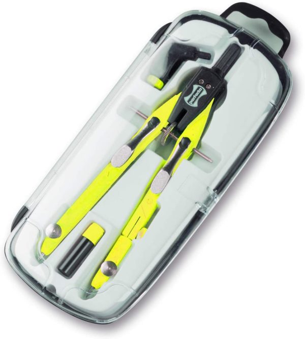 Compasso Balaustrone Rapido set 3 pezzi linea"Fluo" Giallo