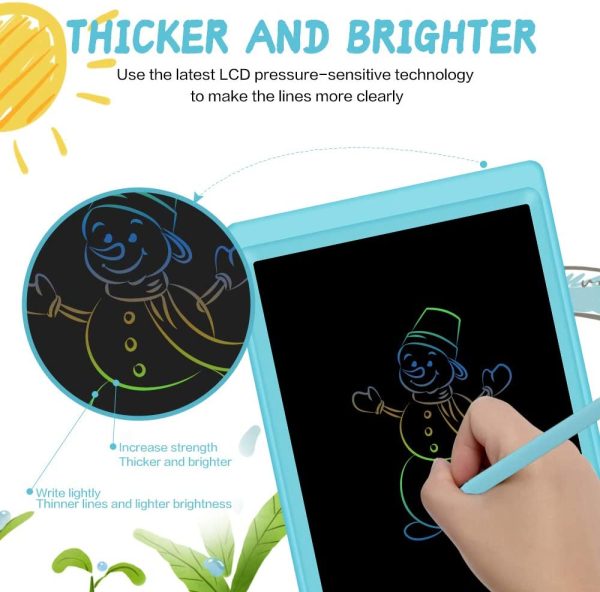 Tavoletta Grafica LCD Scrittura 8.5 Pollici,Elettronica Tavoletta Grafica,Ewriter Portatile Digitale Regali per Bambini e Adulti, Adatto a Casa Scuola e in Ufficio (Blu)