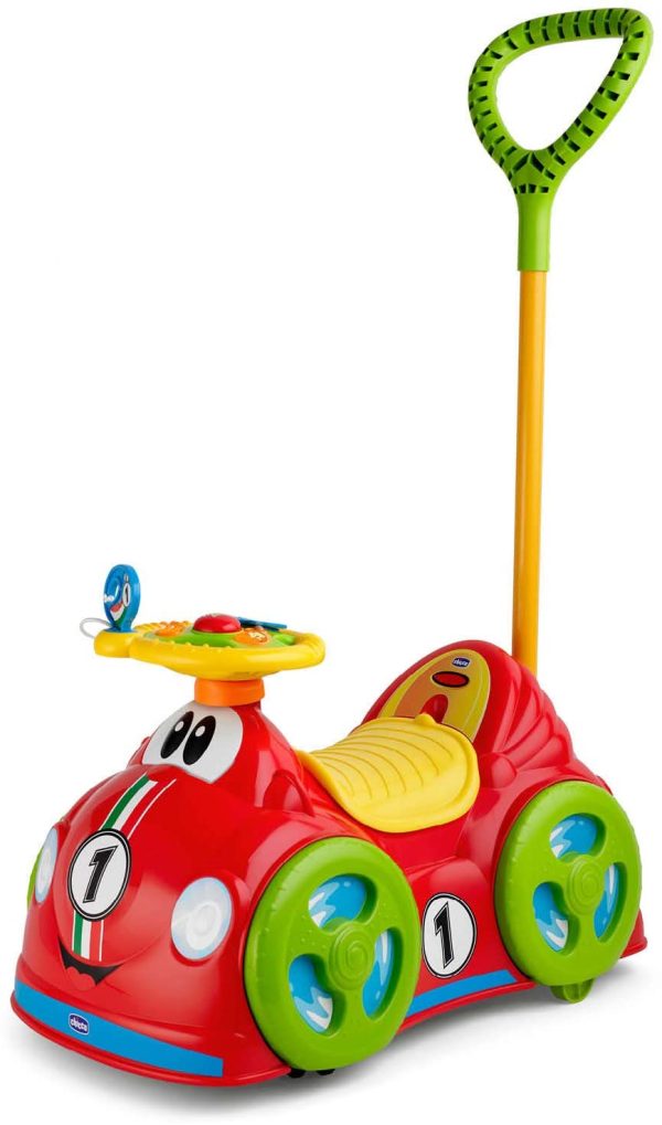 Chicco Macchina Cavalcabile per Bambini All Around, Macchinina Bimba con Clacson che Suona, Ruote Piroettanti e Vano Portaoggetti, Rosso, Max 20 Kg, Giochi per Bambini 1-3 Anni - immagine 8