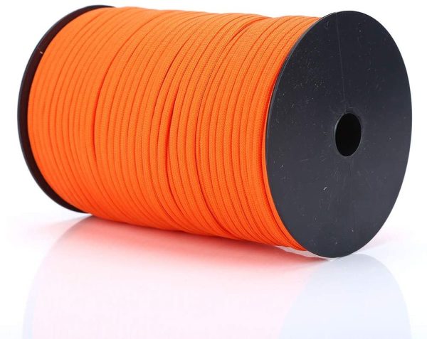 550 Paracord Riflettente, 100 m / 328,1 Piedi Cavo per Paracadute Resistente allo Strappo 4 mm Tipo 550 Paracord per Paracadute Cavo Paracord a 9 Fili - immagine 6