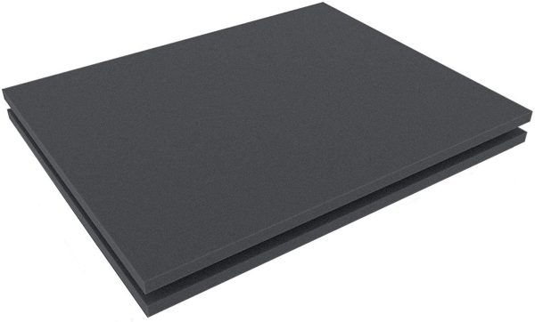 Foglio polietilene espanso Spesso 10 mm Isolante per Imbottitura Schiuma espansa per Protezione imballaggio (30x20 cm (2 Pezzi), Grigio Antracite)