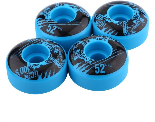 Bnineteenteam Ruote da Skateboard, 52 mm x 30 mm 4 Pezzi/Set Ruote da Skateboard Longboard in PU - immagine 5