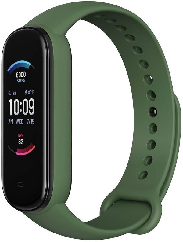 Amazfit Band 5 Smartwatch Tracker Fitness Orologio Sport Smartband con Alexa Integrato Impermeabile 5 ATM di 15 Giorni, Contapassi, Monitoraggio Frequenza Cardiaca del Sonno e della Salute - immagine 2