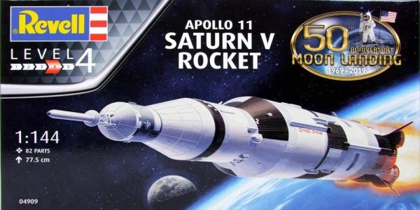 Revell 04909 - Apollo Saturn V Kit di Modello in Plastica, Scala 1:144 - immagine 2