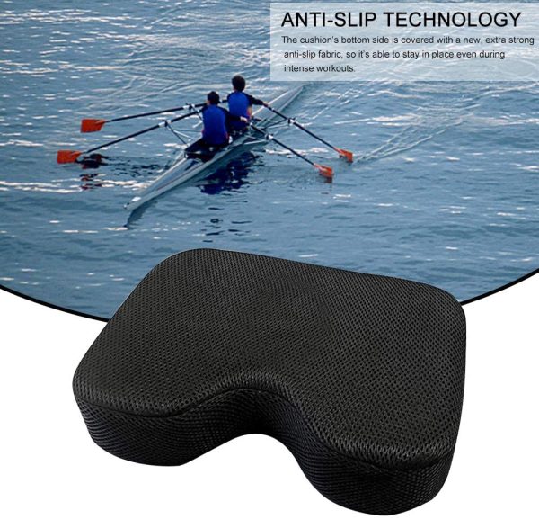 Cuscino di seduta, Watersports Vogatore Sedile Cuscino, Memory Foam Vogatore Sedile Cuscino,Row Pad Seat Cushion con cinghie,Water Rower Machine Seat Pad - immagine 6