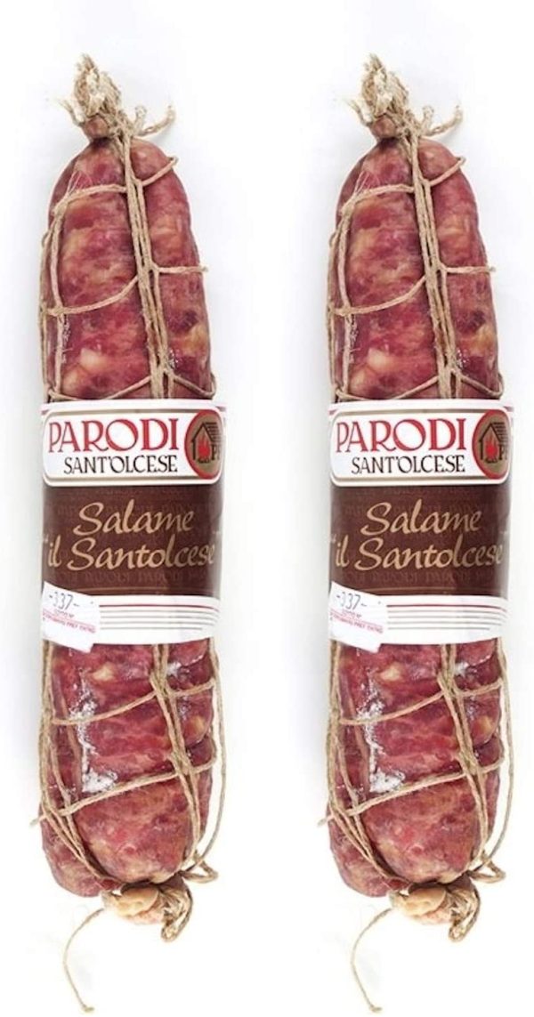 Salame di Sant Olcese [2 SALAMI DA 400GR CAD.] - immagine 3