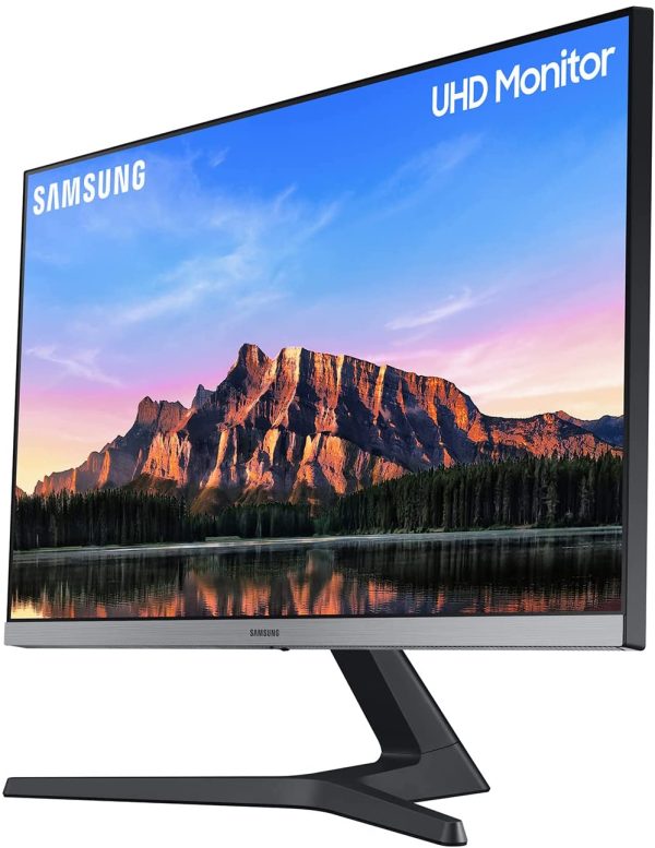 HRM UR55 (U28R552), Flat, 28", 3840x2160 (UHD 4K), HDR10, IPS, 60 Hz, 4 ms, FreeSync, HDMI, Display Port, Ingresso Audio, PIP e PBP, Eye Saver Mode, Dark Blue Gray - immagine 6