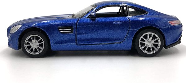 modellismo auto in scala mercedes benz (AMG blu) - immagine 6