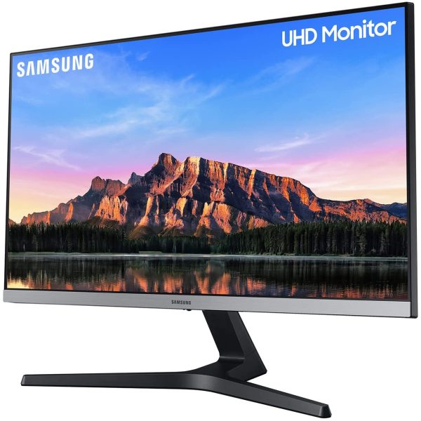 HRM UR55 (U28R552), Flat, 28", 3840x2160 (UHD 4K), HDR10, IPS, 60 Hz, 4 ms, FreeSync, HDMI, Display Port, Ingresso Audio, PIP e PBP, Eye Saver Mode, Dark Blue Gray - immagine 5