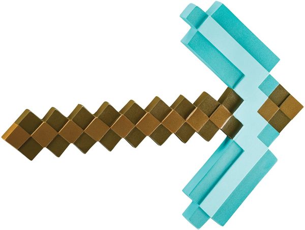 DISGUISE- Piccone diamantato Minecraft Accessorio per Costume, Colore Diamante, Taglia Unica, 65685 - immagine 3