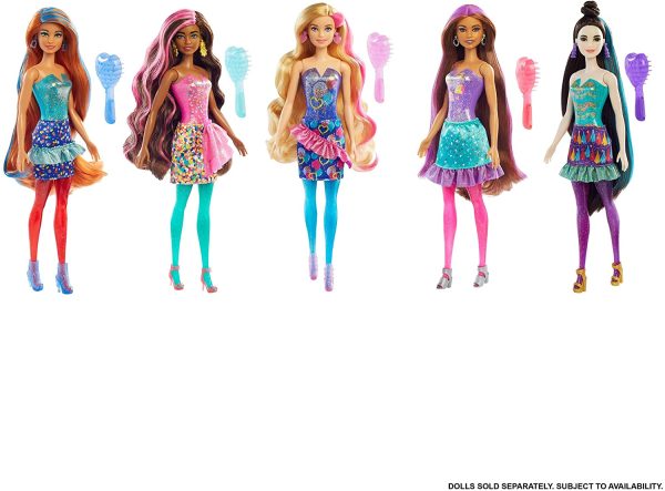 Barbie - Bambola Color Reveal con 7 Sorprese Linea Party, Giocattolo per Bambini 3+Anni, GTR96 - immagine 8