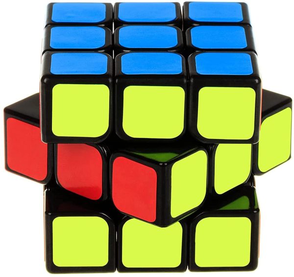 iLink- Original Speed Cube Classic 56 Millimetri Durevole cubo Magico, Professional Fast Brain Teaser Smooth Puzzle 3D per Tutte Le et??, Multicolore, B07F6Y99KJ - immagine 3