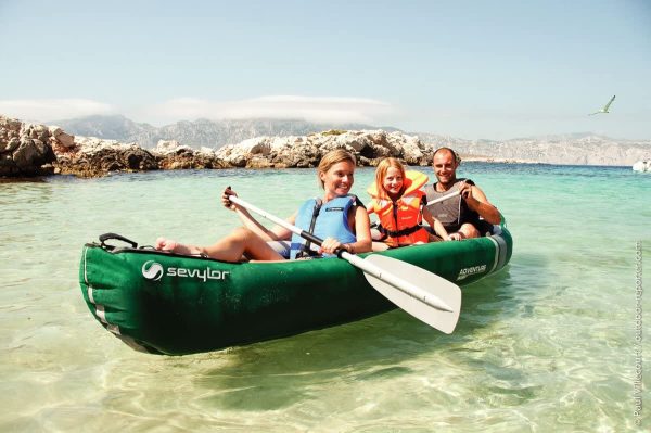 Sevylor Adventure Plus Kayak, 2 + 1 Posti, Verde