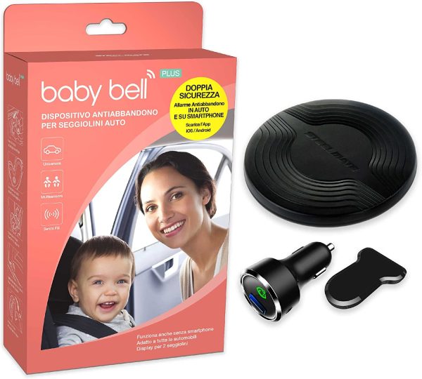 Dispositivo anti abbandono Steelmate Baby Bell Plus | universale 100% auto | espandibile | funziona anche senza smartphone - immagine 3