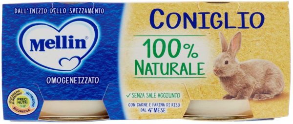 Mellin Omogenizzato Coniglio, 2 x 80g - immagine 9