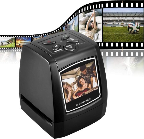 5MP/10MP 2.4''LCD Film Scanner , 35mm Diapositive / Negativi Scanner Convertitore, Foto Salva su Scheda SD Direttamente - immagine 6